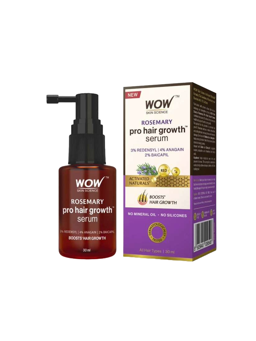 Best Hair Serum | WOW Skin Science Rosemary Pro Hair Growth Serum | yourleaf.in