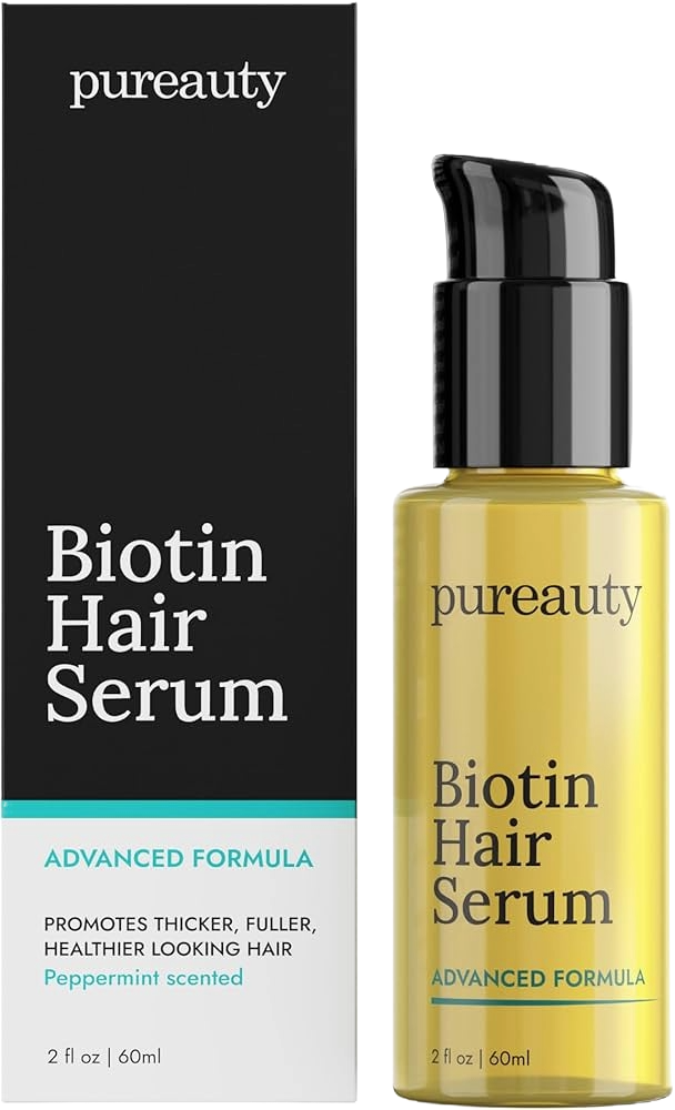 Hair growth serum for men|yourleaf.in|Biotin Hair Growth Serum by Pureauty Naturals