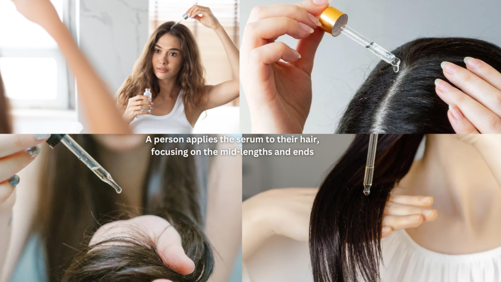 how to use hair serum