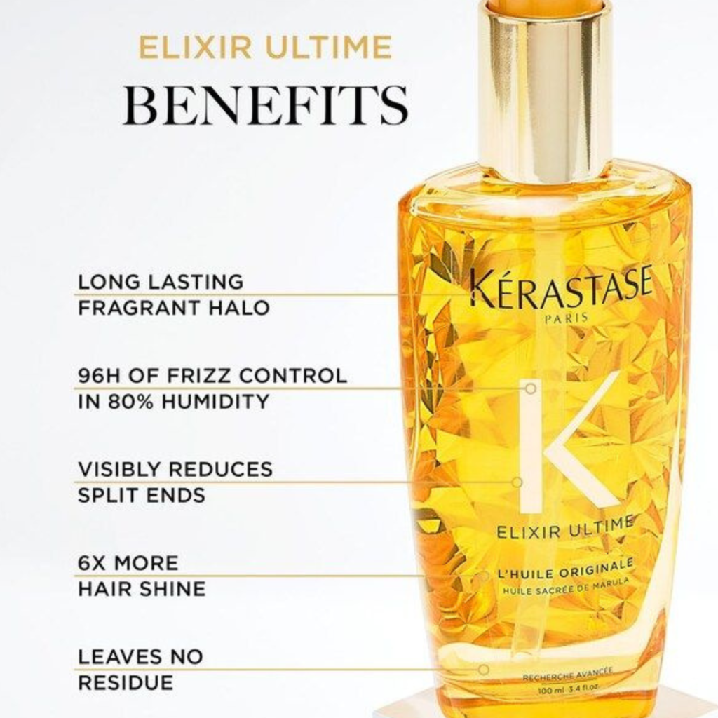 KERASTASE Elixir Ultime Oil L'Huile E benefits|yourleaf.in|hair serum