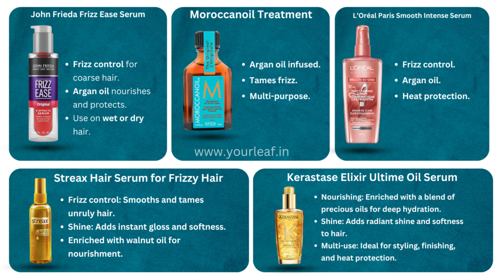 Top Picks for Serums for Frizzy Hair