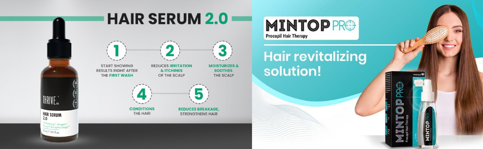 hair serum|ThriveCo Hair Prime Serum vs Mintop Pro Hair Serum|yourleaf.in